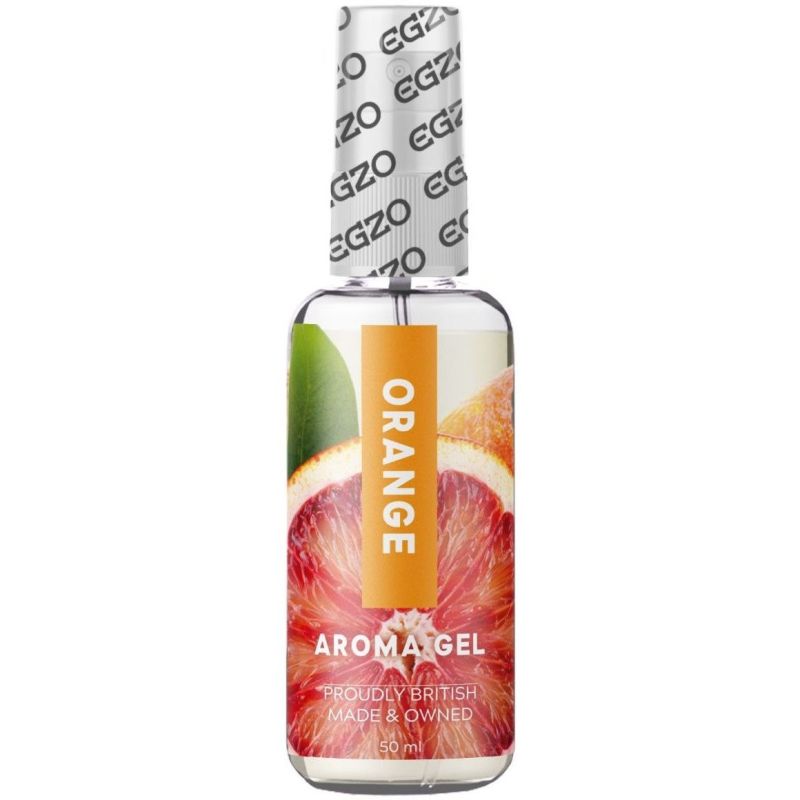 Їстівний гель-лубрикант EGZO Aroma Gel Orange зі смаком апельсина, 50 мл вид 2