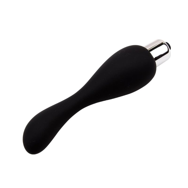 Анальний стимулятор із вібрацією Chisa Black Mont Vibrating Smmothie, чорний вид 4