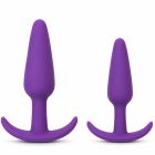Анальна пробка силіконова ALUME фіолетова, S вид 6