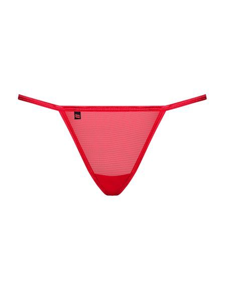 Стрінги Obsessive Giftella thong red S / M вид 7