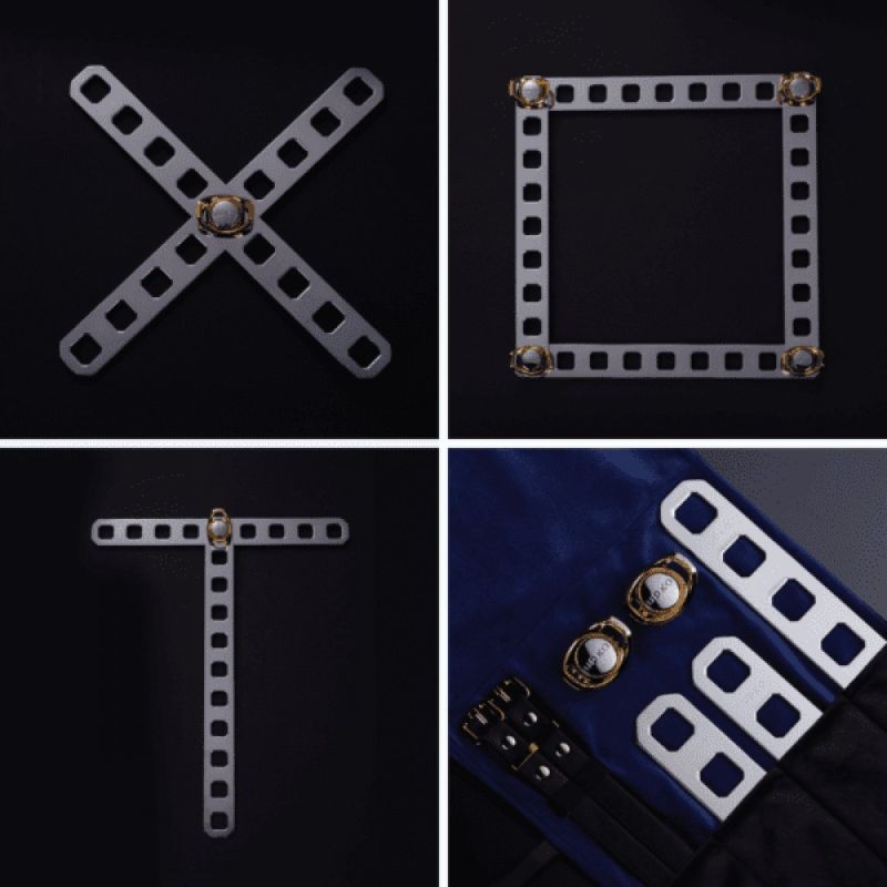Комбінований набір для бондажу з 9 предметів UPKO The Remoulded Bondage Set вид 10