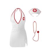 Костюм медсестри L/XL Sunspice, білий, 3 предмети