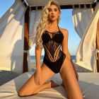Боді класичне Star Night із сіточкою, чорне, OS (S-L) вид 8