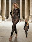 Комбінезон сітка Star Night з візерунком Fendi, чорний, OS (S–L) вид 11