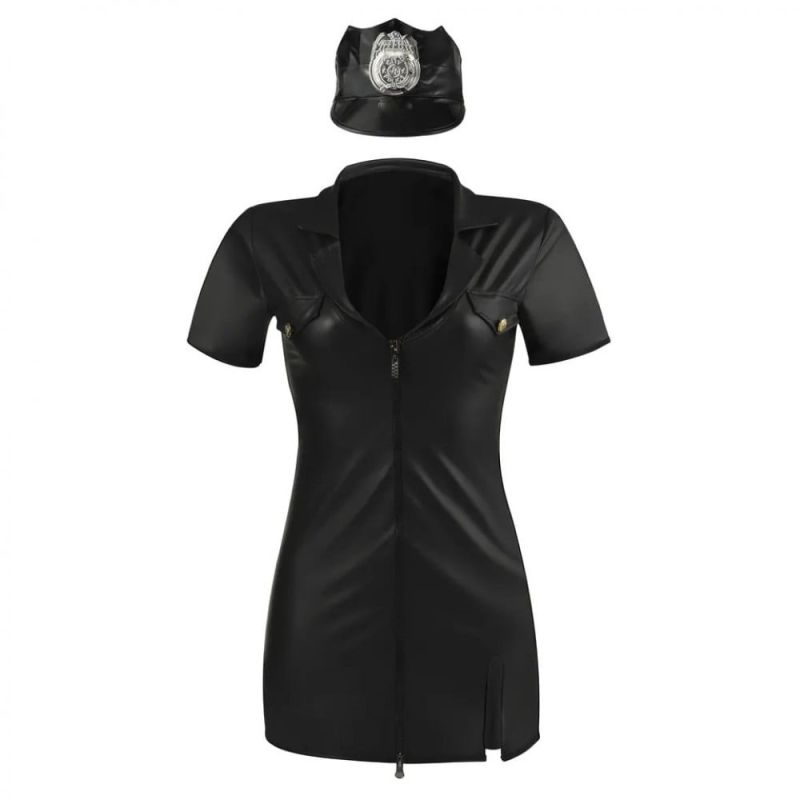 Костюм сексі поліцейської Sunspice L/XL, сукня та кепка вид 4