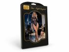 Боди с рукавами и открытой спиной Star Night с зебровым принтом, чёрное, OS (S-L) вид 8