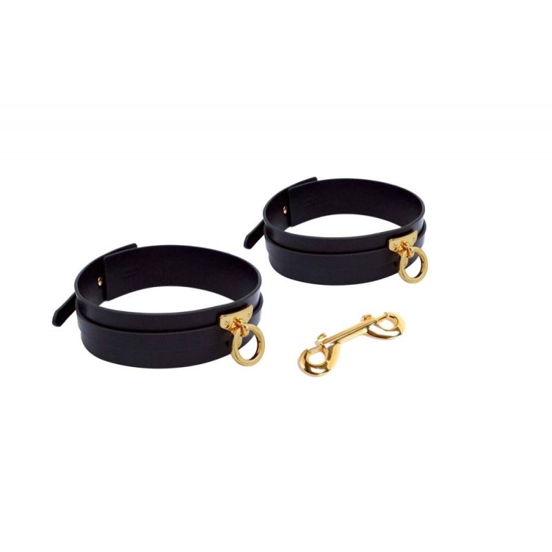 Фіксатори на стегна Thigh Cuffs UPKO, італійська шкіра, розмір M вид 2