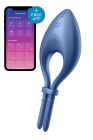 Ерекцинне віброкільце з функцією керування телефоном Satisfyer Bullseye синій вид 2