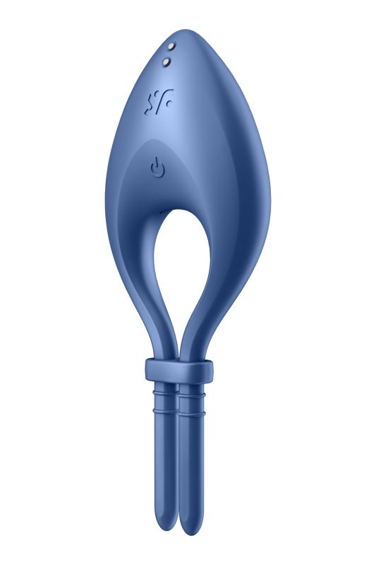 Ерекцинне віброкільце з функцією керування телефоном Satisfyer Bullseye синій вид 3