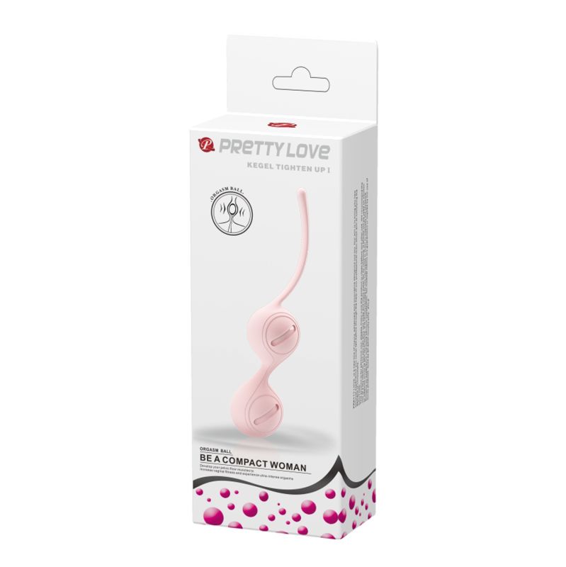 Вагінальні кульки Pretty Love Kegel Tighten, рожеві, 16,3 × 3,3 см вид 10