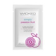 Пробник лубриканта Wicked Simply Aqua Passion Fruit (маракуя) на водній основі, 3 мл