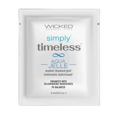 Пробник лубриканта Wicked Simply Timeless Jelle з густою гелевою текстурою на водній основі, 6 мл
