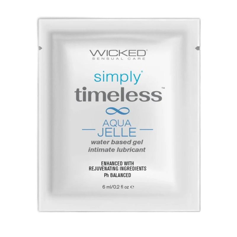 Пробник лубриканта Wicked Simply Timeless Jelle з густою гелевою текстурою на водній основі, 6 мл вид 2