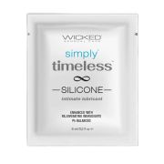 Пробник лубриканта Wicked Simply Timeless Silicone без глицерина на силиконовой основе, 6 мл