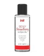 Оральний лубрикант зі смаком полуниці Sexy Strawberry Intt, на водній основі, 50 мл