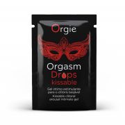 ПРОБНИК/Збудливі краплі для клітора Orgie Orgasm Drops Kissable зі смаком яблука та кориці, 2 мл