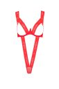 Боди с открытой грудью KYOUKA BODY red S/M - Passion