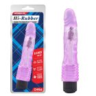 Вібромасажер реалістичний Chisa Hi-Rubber Jelly на батарейках, фіолетовий вид 2