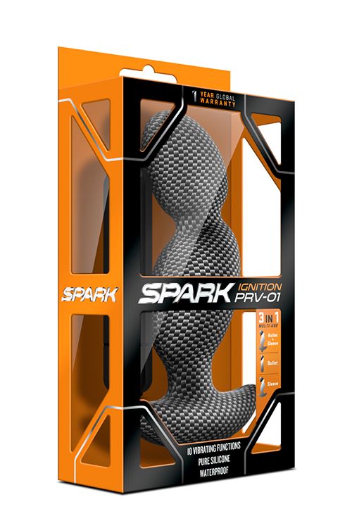 Массажер простаты с вибрацией Blush SPARK IGNITION PRV-01 CARBON FIBER вид 5