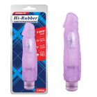 Вібратор реалістік на батарейках Chisa Hi-Rubber, фіолетовий вид 2