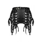 Пояс для чулок спандекс+гипюр F143 Noir Handmade S вид 5