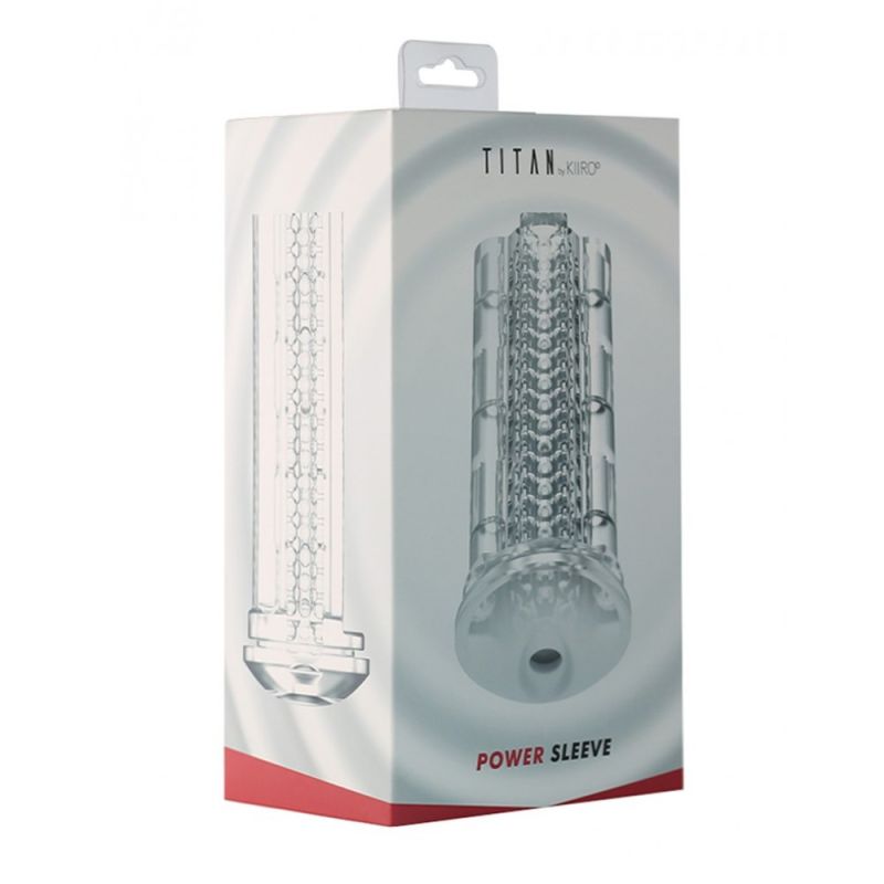 Сменная насадка для мастурбатор Kiiroo Titan, прозрачная вид 6