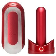 Ексклюзивний набір Мастурбатор з нагріванням FLIP 0(ZERO) RED & WARMER SET