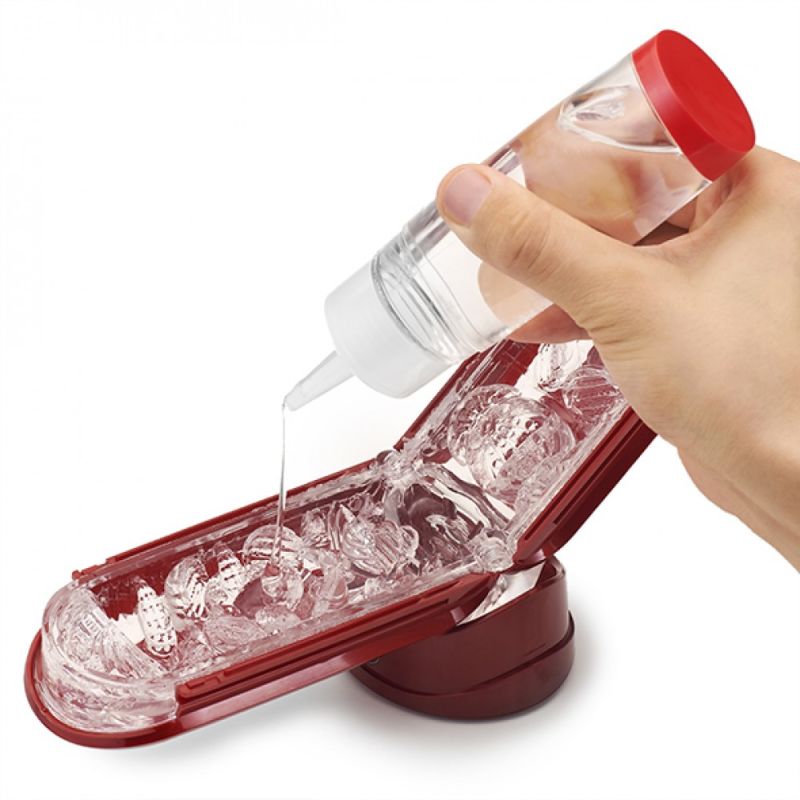 Ексклюзивний набір Мастурбатор з нагріванням FLIP 0(ZERO) RED & WARMER SET вид 8