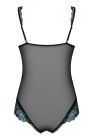 Боді в сіточку Obsessive AMANTA з бірюзовою вишивкою, L/XL вид 8