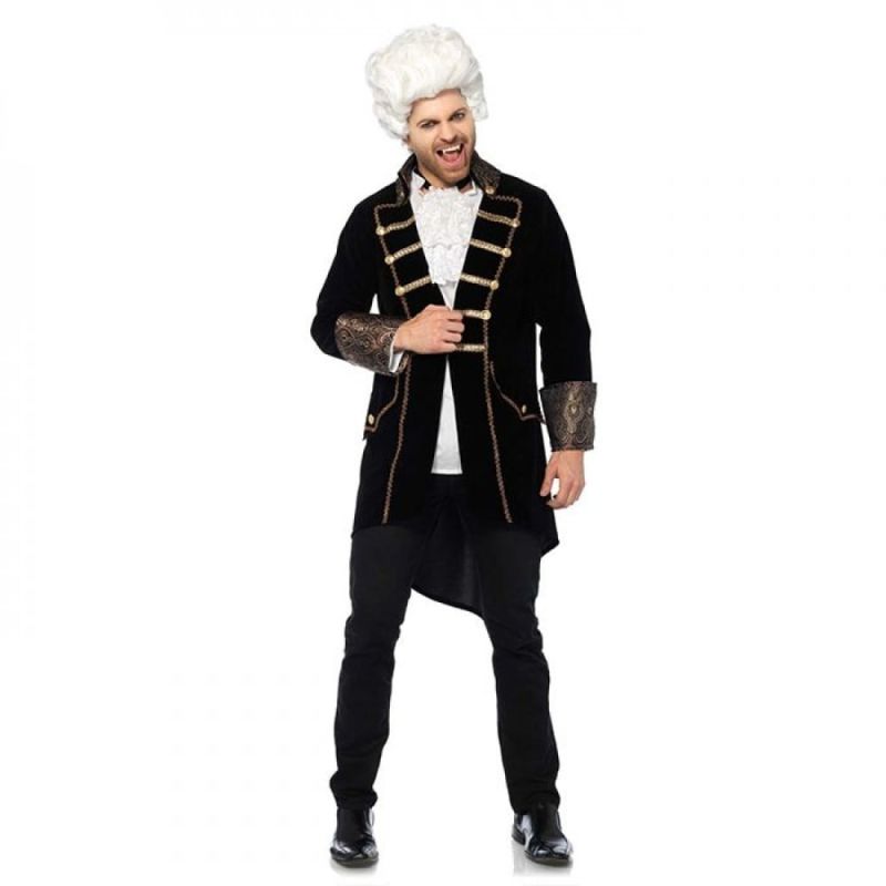 Чоловічий костюм Графа Дракули Leg Avenue Deluxe, M/L, 2 предмети, чорний вид 3