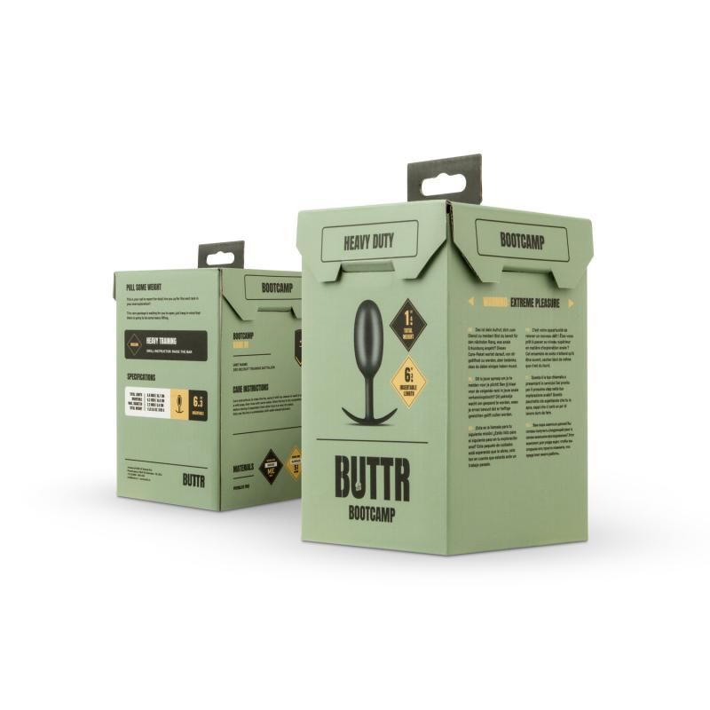 Анальна пробка BUTTR Heavy Duty Weighted Butt Plug вид 7
