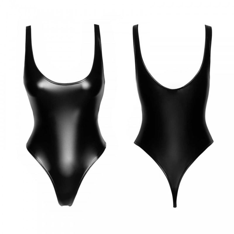 Боді сексуальне Noir Handmade чорне, L вид 5