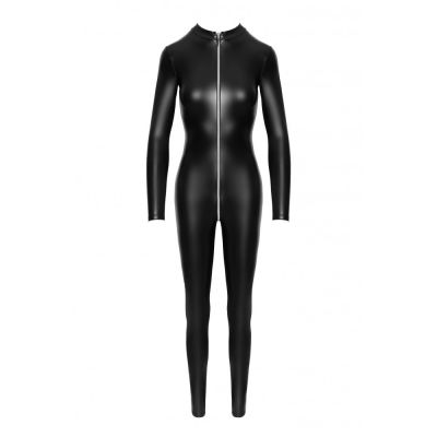 Комбінезон вініловий із змійкою Noir Handmade Powerwetlook Overall F293 размер L