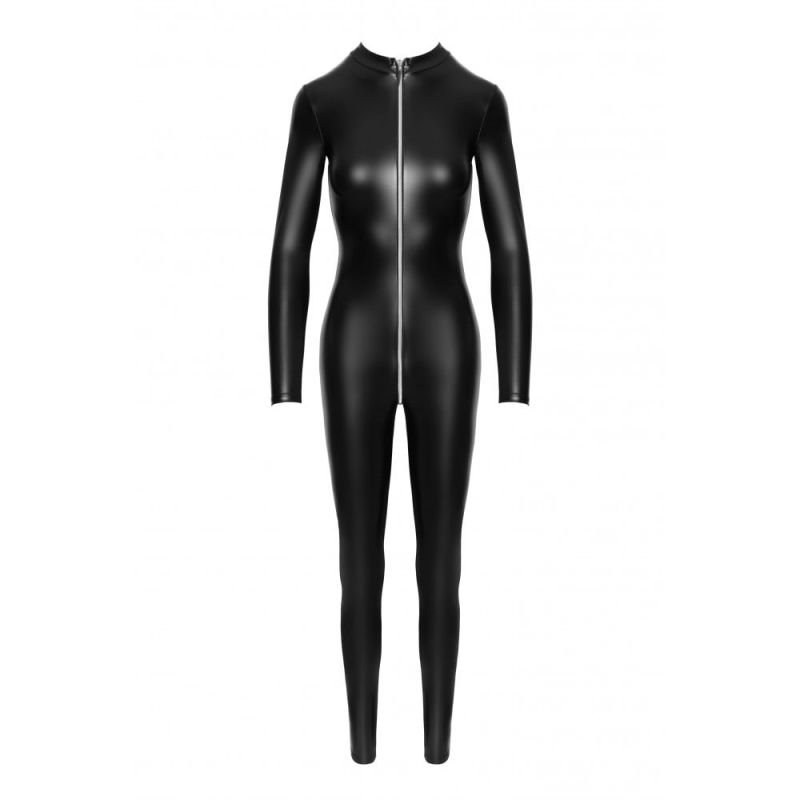 Комбінезон вініловий із змійкою Noir Handmade Powerwetlook Overall F293 размер L вид 5