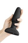 Анальна пробка з вібрацією та пультом керування B-VIBE RIMMING PLUG 2, чорна вид 7