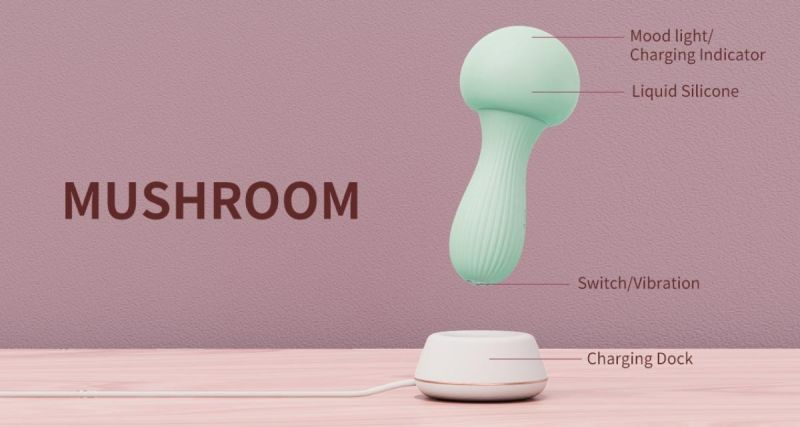 Вібратор грибок, OTOUCH - Mushroom Siliconen вид 6