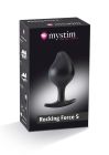Анальна пробка для електростимуляції Mystim чорна, 9.7 х 3.7 см вид 5