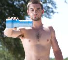 Мастурбатор попа, в колбе, киберкожа, Fleshjack boys JOHNNY RAPID MAN CAVE, телесный вид 7