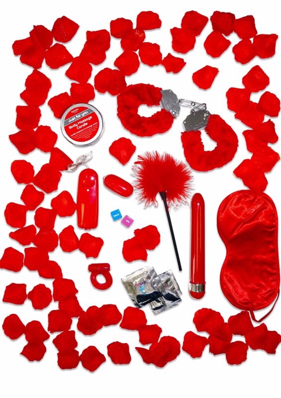 Набір подарунковий іграшок БДСМ Toy Joy Romance Gift Set, червоний вид 2