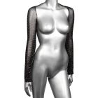 Болеро у сіточку зі стразами CalExotics Shoulder Shrug, чорний вид 4