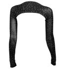 Болеро у сіточку зі стразами CalExotics Shoulder Shrug, чорний вид 6