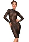 Платье прозрачное в полоску Noir Handmade F182 черное, XXL вид 2