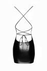 Сукня з відкритою спиною та глибоким декольте вінілове Noir Handmade F252 чорна, L вид 6
