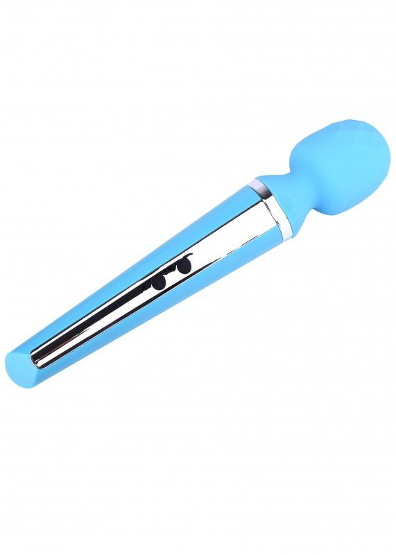 Вібромасажер Massager Genius, блакитний вид 4