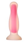 Анальна пробка люмінесцентна Dream Toys RADIANT Glow In The Dark рожева, L вид 3