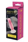 Анальная пробка люминесцентная Dream Toys RADIANT Glow In The Dark розовая, L вид 7