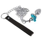 Анальные пробки с поводком You2Toys Butt Plug Set, серебристые вид 5