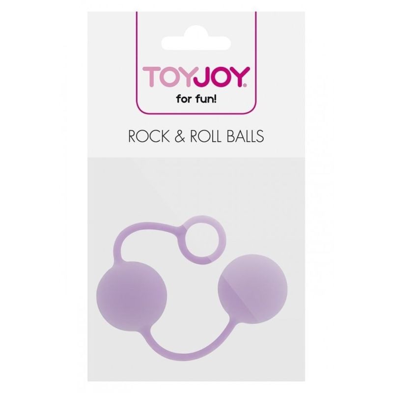 Вагінальні кульки Toy Joy Rock end Roll Balls силікон Фіолетові вид 3