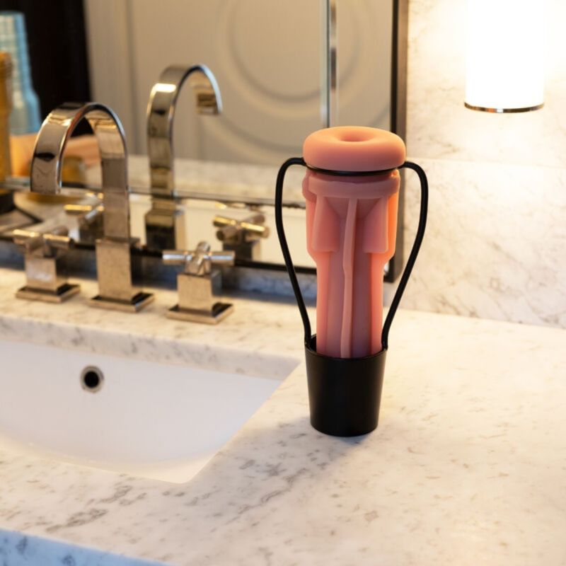 Підставка для просушування мастурбаторів Fleshlight Drying Rack - Stand Dry, чорний вид 4