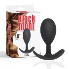 Анальна пробка із стопером Chisa Black Mont, чорний, L вид 2